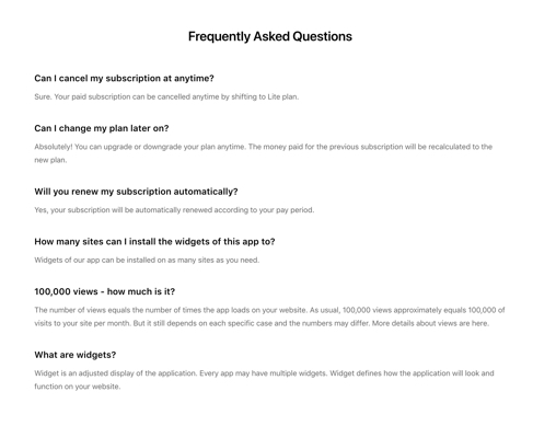 FAQ simple avec un minimum d'effort