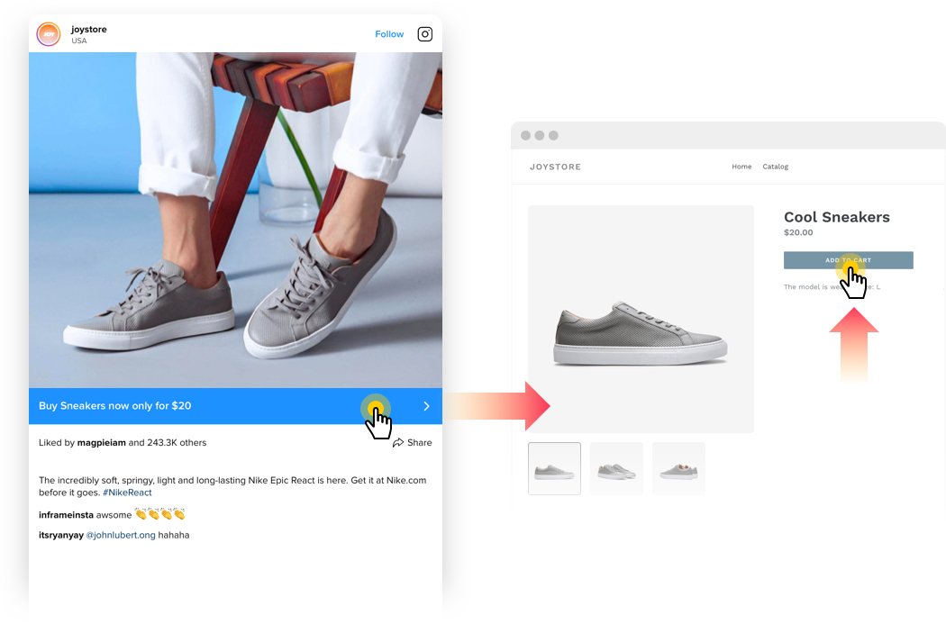 Shoppable Instagram Feed