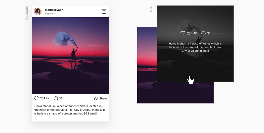 Predefined templates