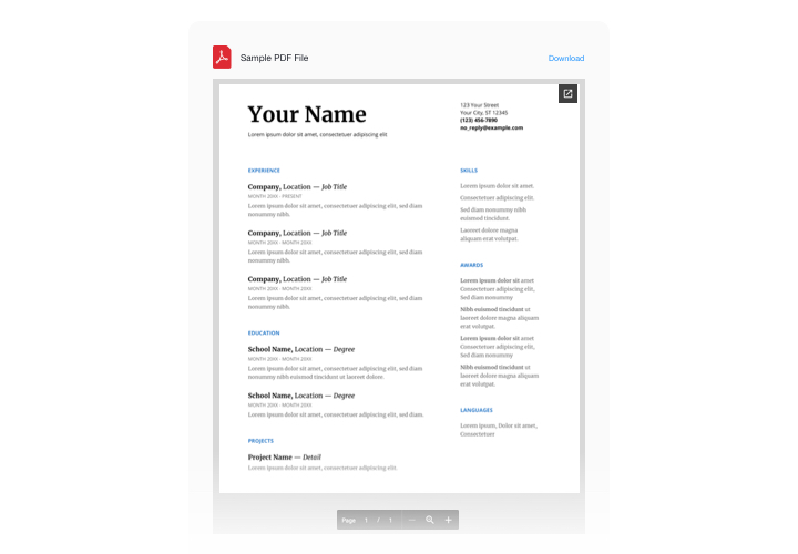 Weebly PDF Viewer app