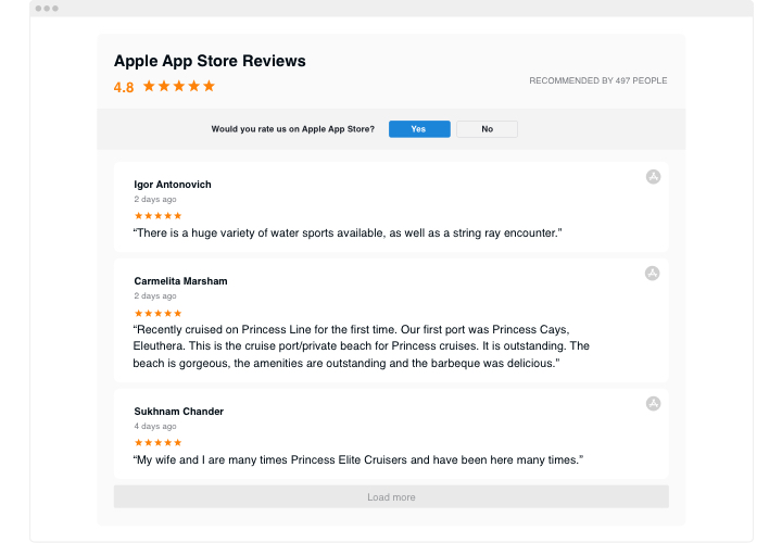 BigCommerce Apple App Store Reviews