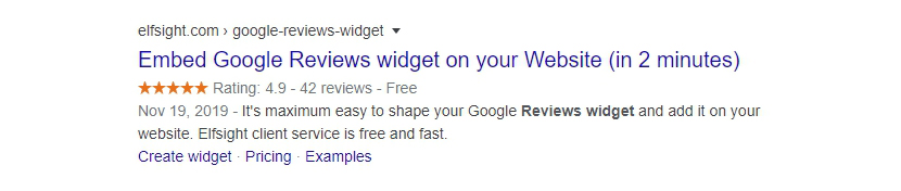 a rich snippet with product schema on Google