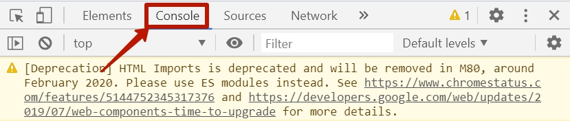 Open Opera developer console