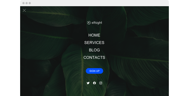 Navigation Menu plugin for Shopify