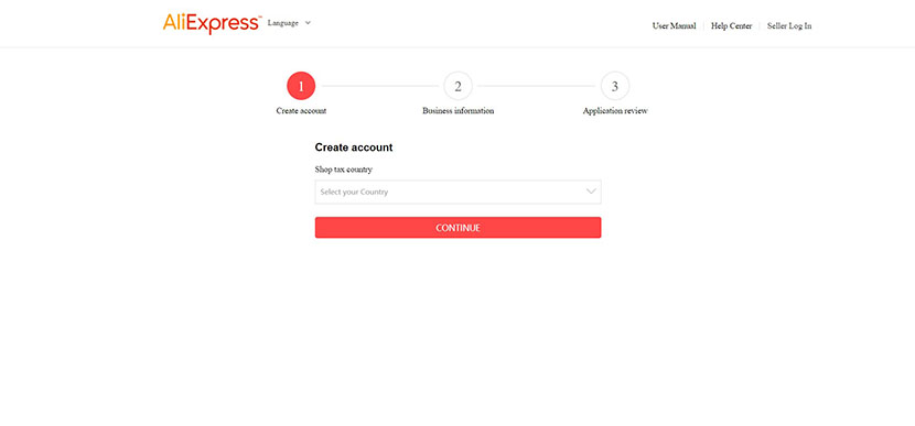Become Aliexpress seller