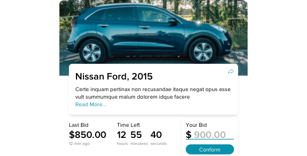 Auction plugin for Shopify