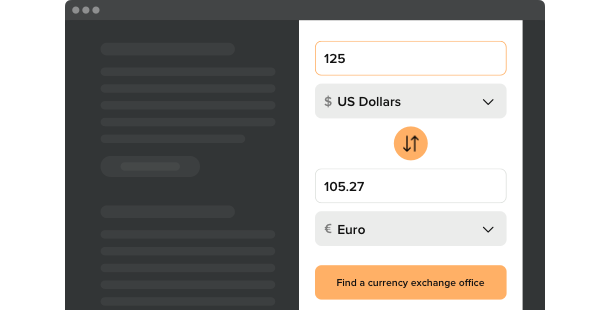 Currency plugin for WordPress