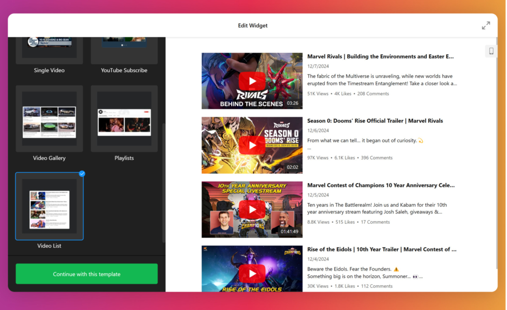 Share YouTube playlist on Instagram link in bio