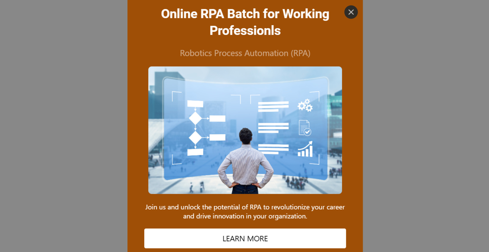 Notification popup example