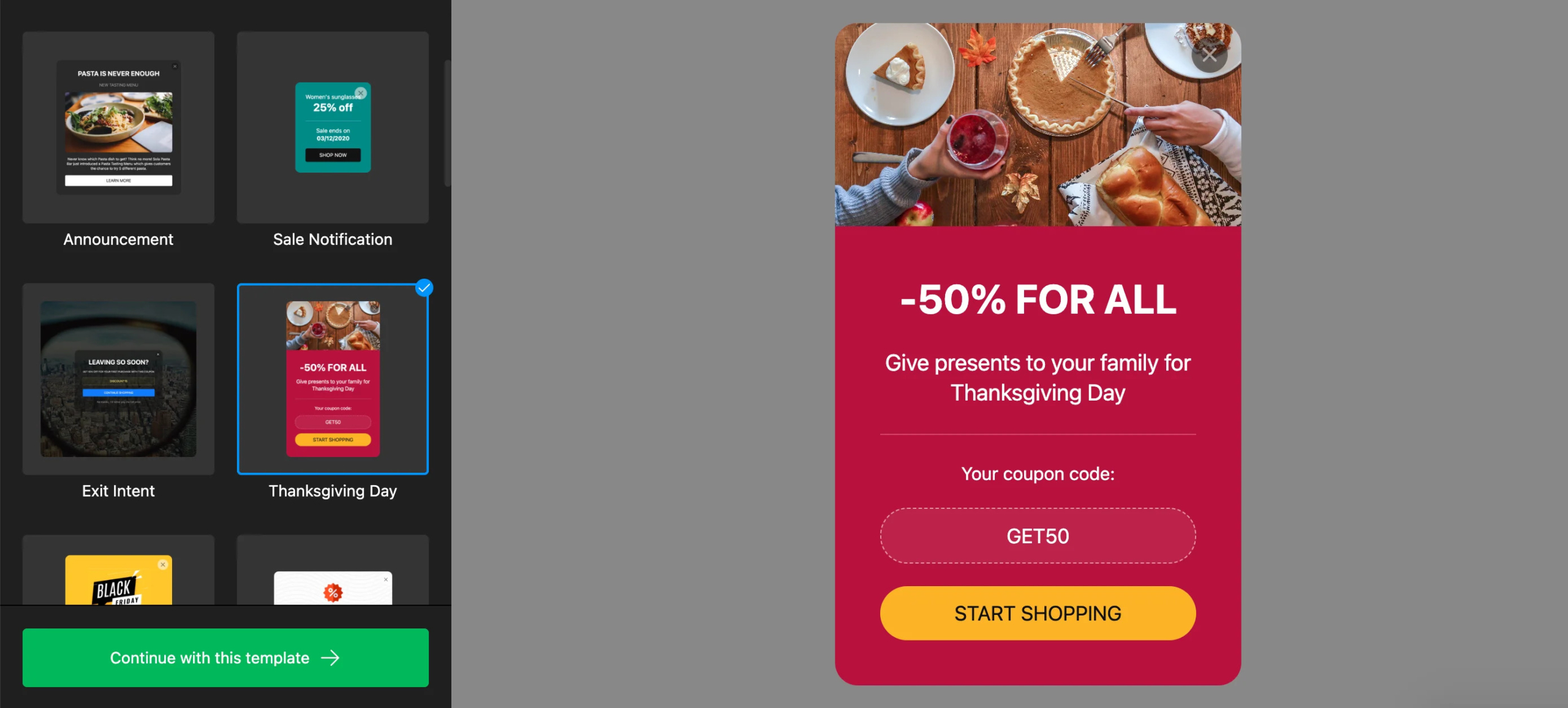 Exemplo de plugin Popup