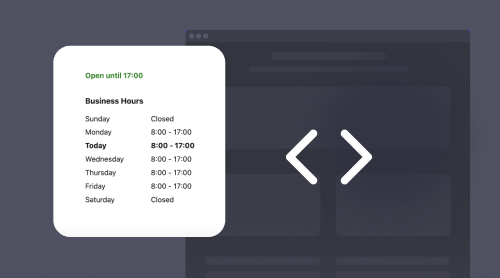 How to Embed Business Hours on a Website