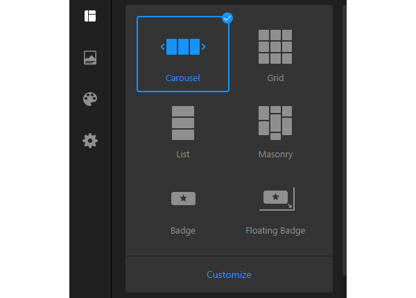 BBB Reviews widget layout
