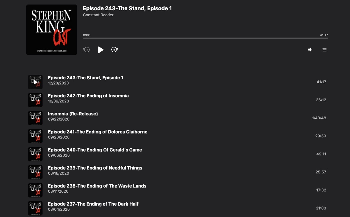 Book Reviews Podcast Player template for WordPress
