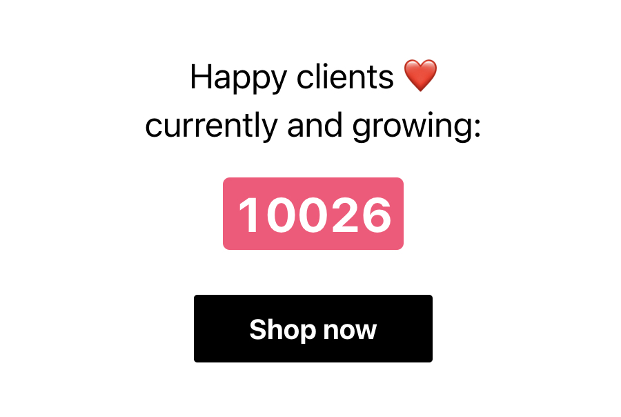 Trust Counter Countdown Timer template for Shopify