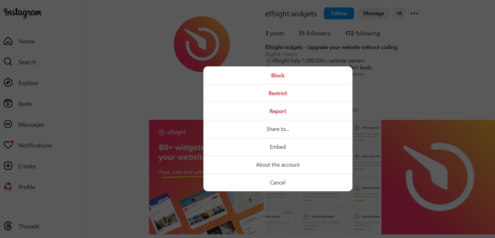 Embed Instagram Feed: Find Profile