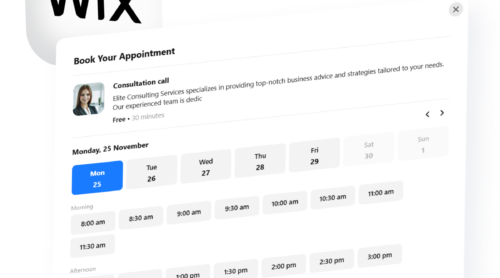 How to Add a Booking to Wix