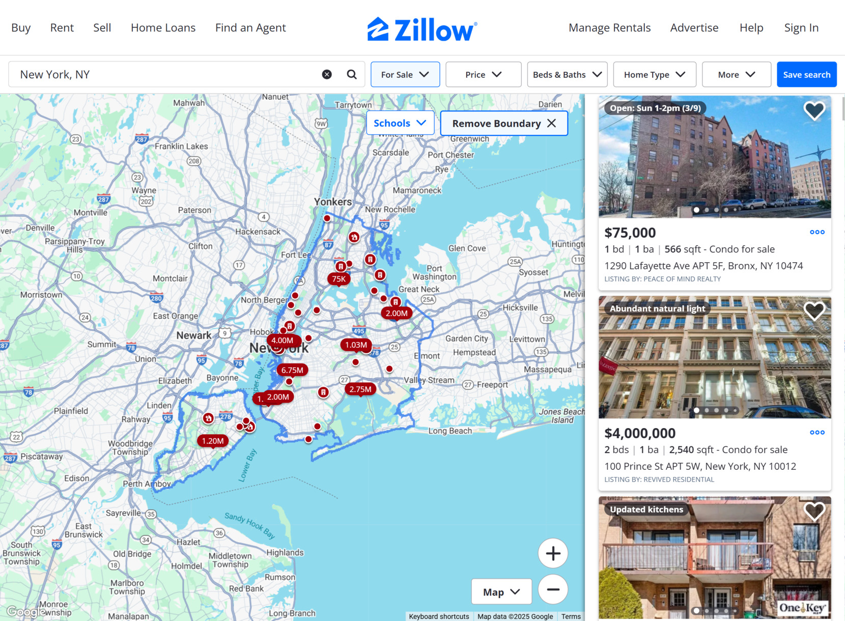Ccreate my own Google Map - used by Zillow