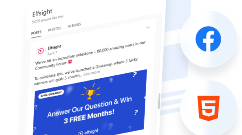 Facebook Feed HTML Code Generator for Your Website