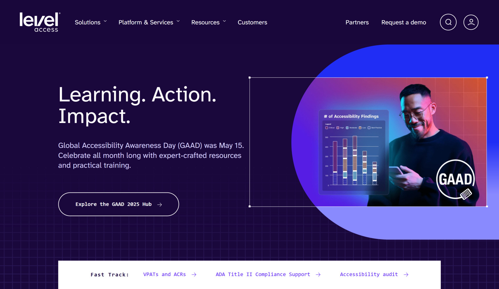 Accessibility evaluation tools - Level Access