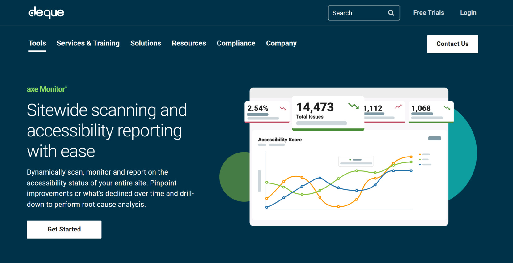 Accessibility software examples -axe Monitor
