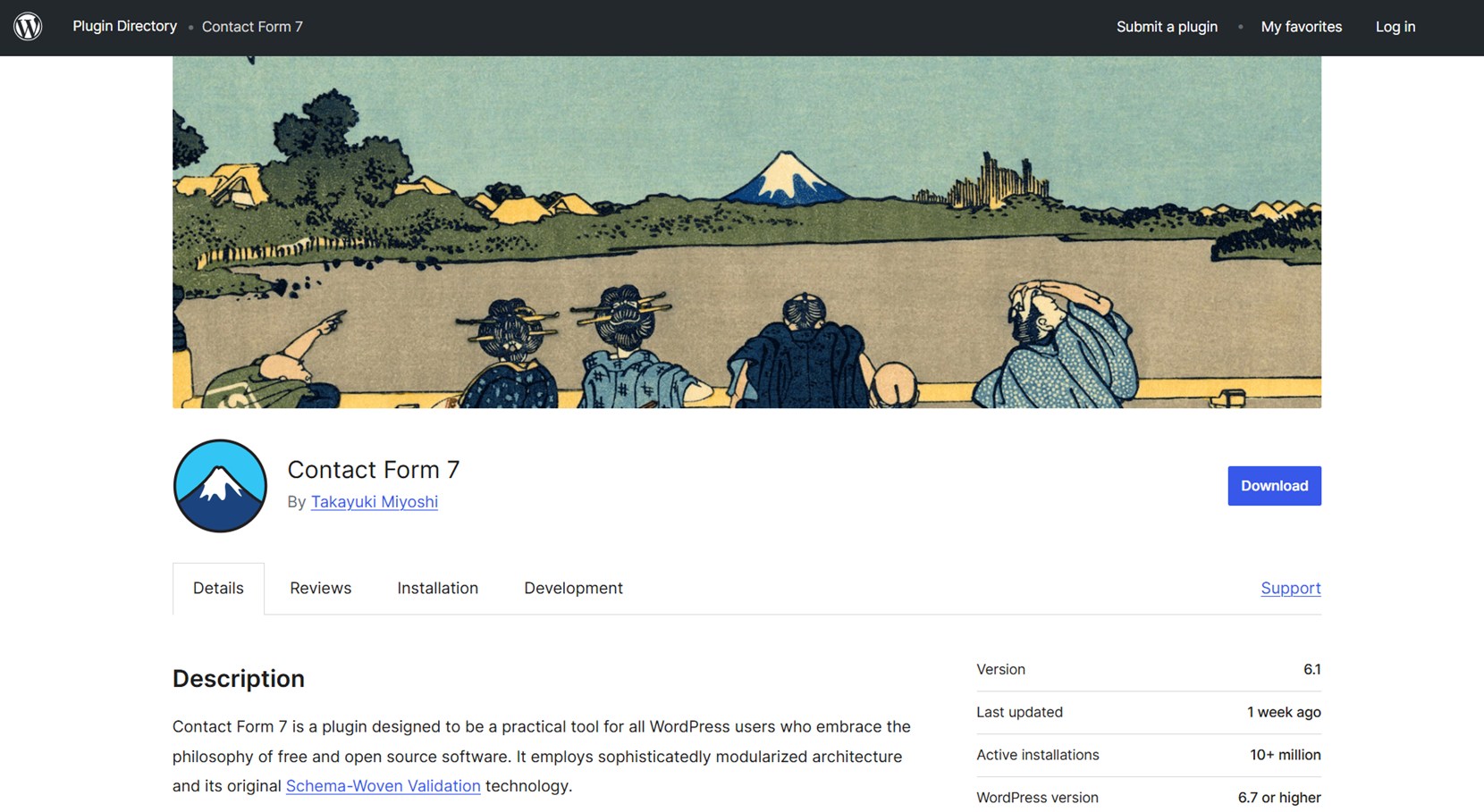 Contact Form 7 plugin for WordPress