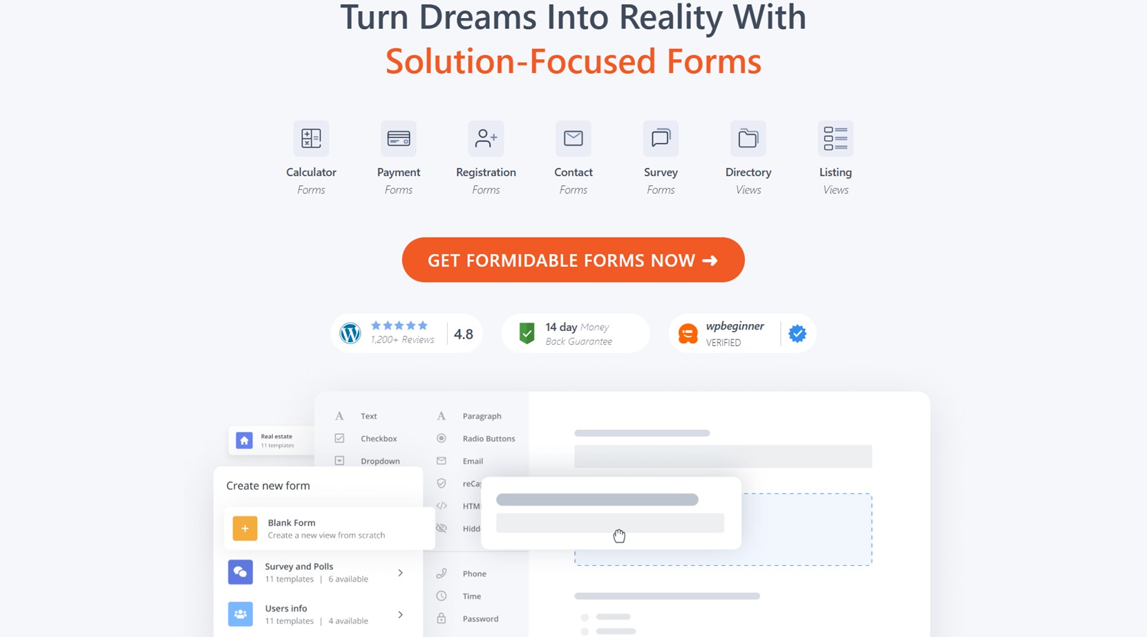 Formidable Forms for WordPress