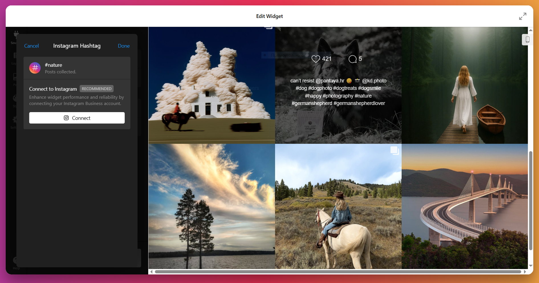 Connect your Instagram to Wix 