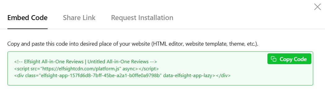 Add Reviews to Website