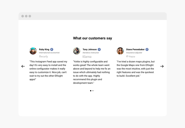 Плагин iFrame Testimonials Slider