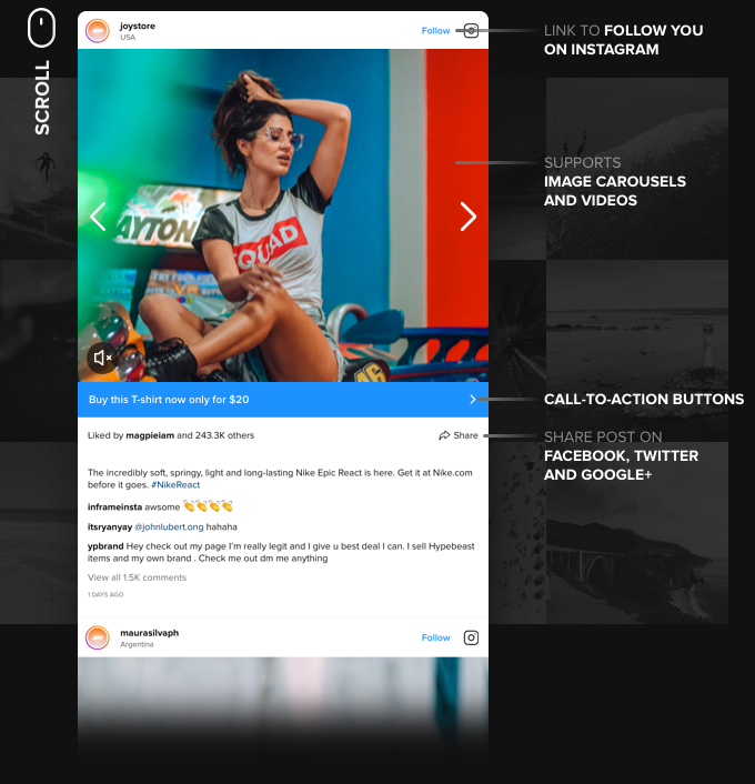Super Instagram Feed Builder für jede Website