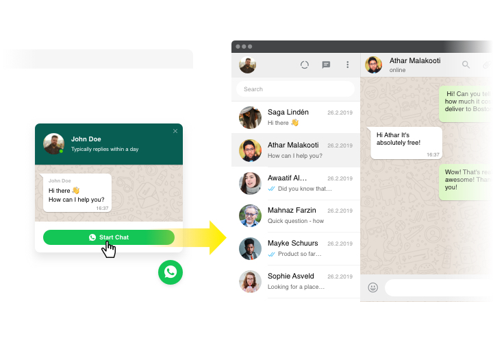 Joomla WhatsApp Live Chat-Plugin