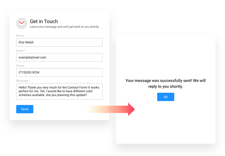Google Sites-Kontaktformular-Widget