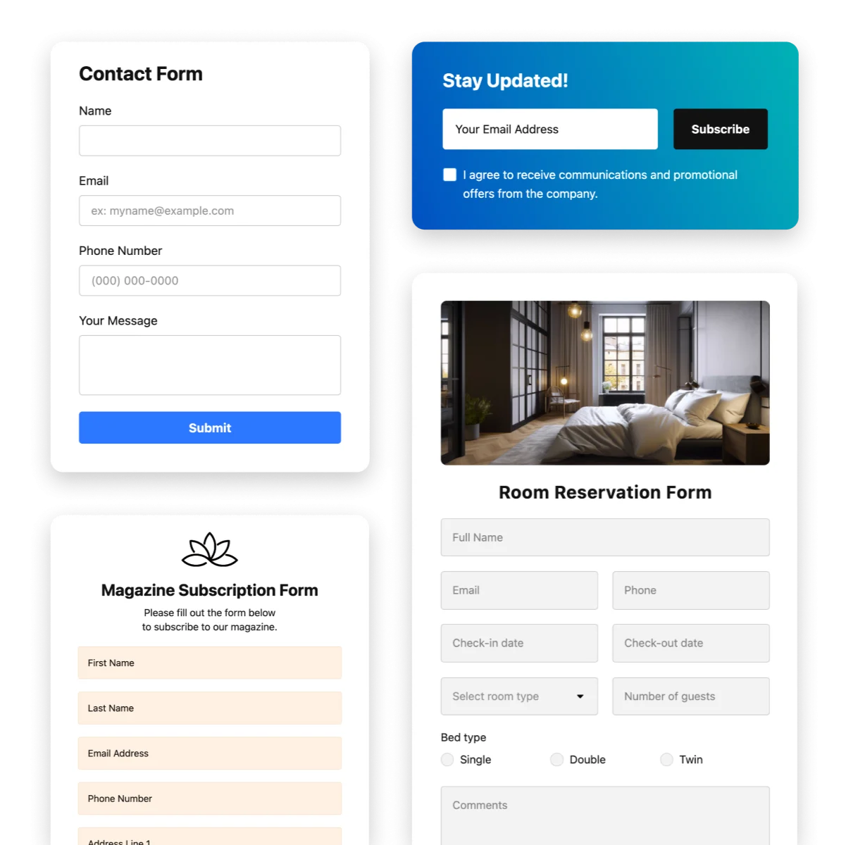 Wie man Formulare online und kostenlos auf jeder Website einbettet