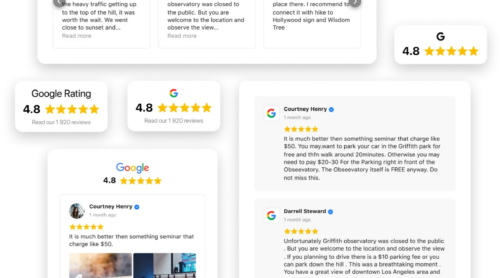 So betten Sie Google-Bewertungen kostenlos auf einer Website ein