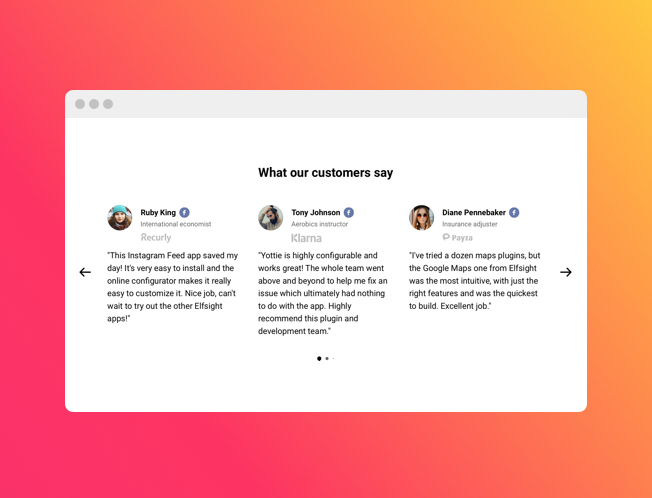 Plugin Carrousel de témoignages pour Wordpress