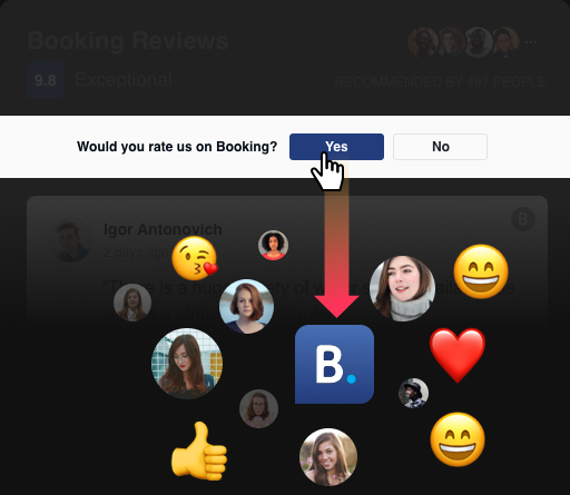 Pas seulement affichez des évaluations. Acquérez de nouvelles. 