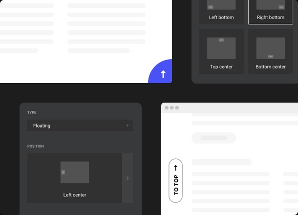 Installazione in qualsiasi area di contenuto del sito