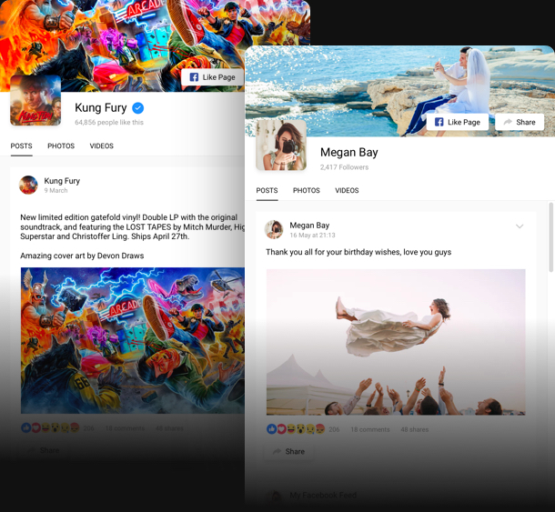 Facebookページのコンテンツをウェブサイトに掲載する