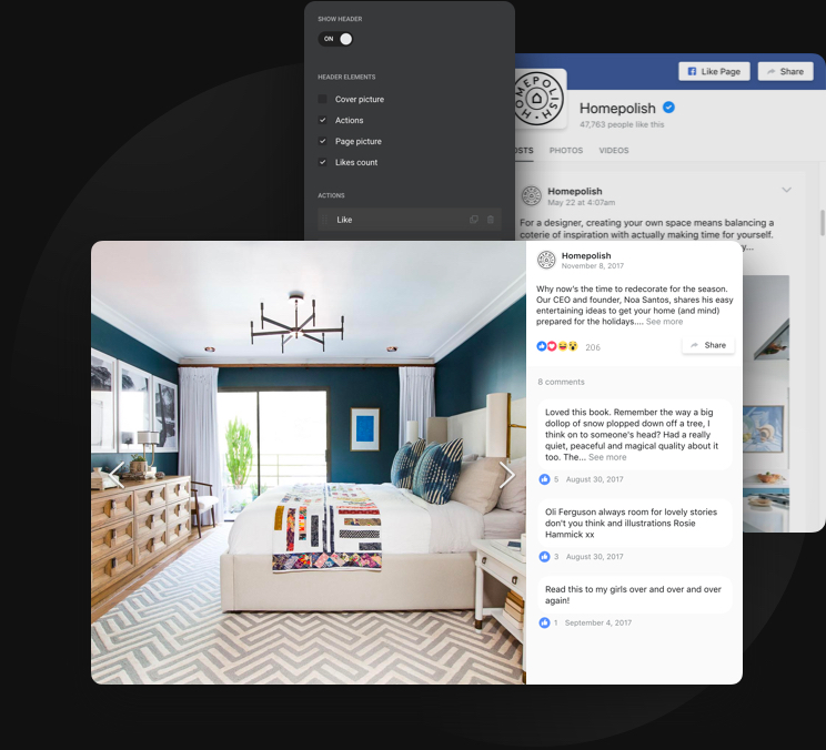 適切なアクセントを付けて、コンテンツをアピールする