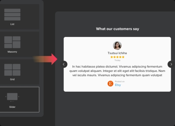 独自のデザインに完全に適応可能